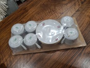 Prodám sadu šálku s podšálkem na kafe - 6 ks - 3