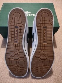 Pánské látkové polobotky Lacoste bílé vel. 45 - 3