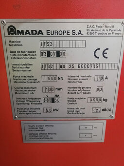 Ohraňovací lis AMADA ITS2 8025 - 3