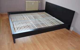 Postel 180x200cm, Ikea Malm, včetně matrací a roštu - 3