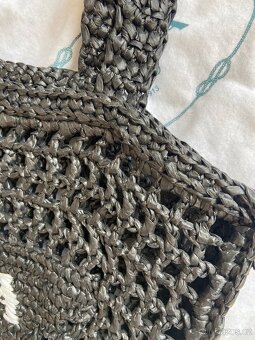 Unisex letní taška Prada, model logo crochet tote - 3