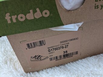 NOVÉ Barefoot plátěnky Froddo vel. 35 - 3
