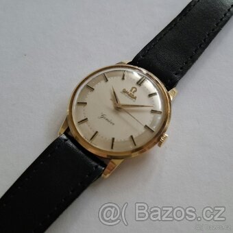 Zlaté náramkové hodinky Omega Genève Automatic 18K - 3
