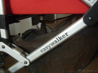 Hluboký kočák červený easywalker - 3