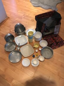kempingová jídelní sada - 3