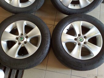 alu kola skoda 5x112 r16 original škoda 215/60/16 - 3