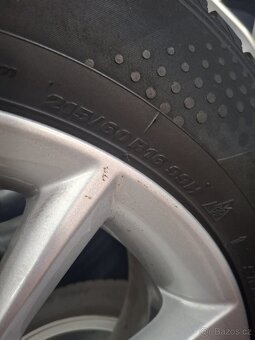 Alu kola Honda, 215/60 R16, zimní pneu - 3