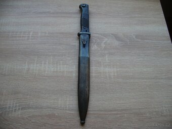 Mauser 98k valecny nemecky bajonet scislovany-pekne zachoval - 3