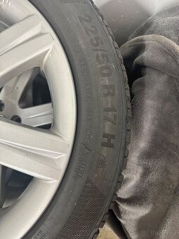 Alu kola+ pneumatiky originál Audi - 3