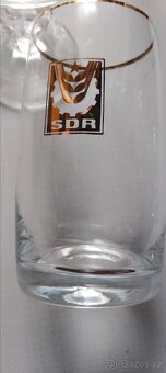 Retro sklenice restaurace a jídelny ČSR - 3