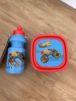 Hot wheels láhev a krabička na svačinu - 3