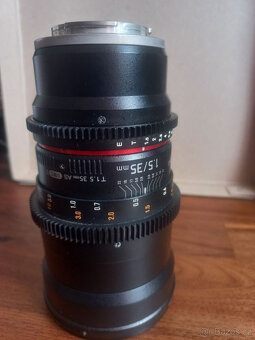 SAMYANG 35 mm T1,5 VDSLR MK2 pro Sony E - 3