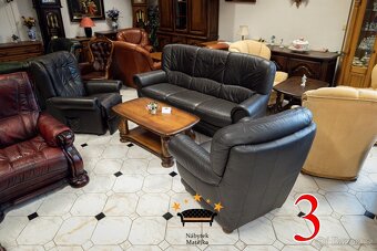Sedací kožená souprava 321 - 311 - rohova - zaruka - 3