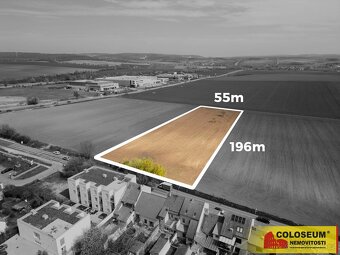 Brno – Slatina, pozemek pro výstavbu RD, 10.742m2 – pozemek - 3