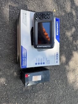 Člun Kolibri + motor Haswing + echolot Lowrance - 3