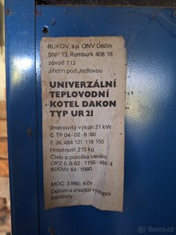 Litinový kotel Dakon UR-21 - 3