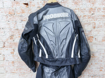 Pánská dvoudílná kožená kombinéza PROBIKER - 3