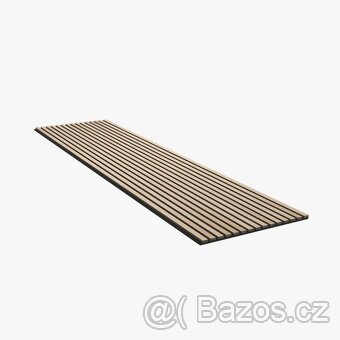 Slatwall dřevěné panely na stěnu 2700x600 - Světlý dub - 3