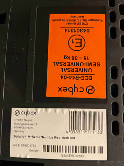 Autosedačka CYBEX Solution M-fix SL - 3