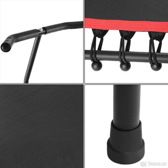 Fitness trampolína 120 cm s madlem - nosnost 100 kg - 3
