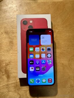 iPhone 13 Red BATERIE 100% TOP - 3