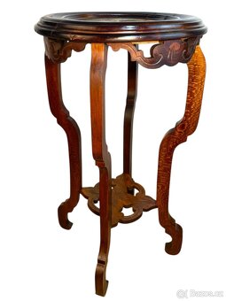 Starožitný odkládací / květinový stolek – Art Nouveau - 3