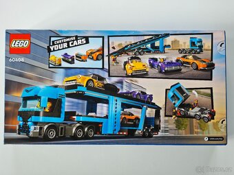 LEGO City 60408 Kamion pro přepravu aut se sporťáky - 3