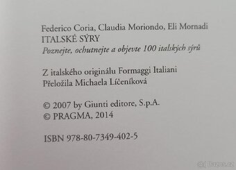 Kniha Italské sýry - 3