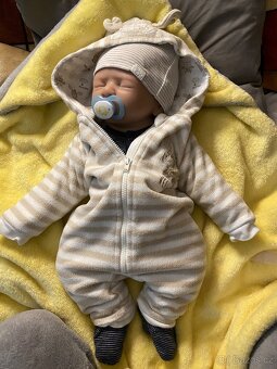 Celosilikonové reborn miminko baby panenka - chlapeček - 3