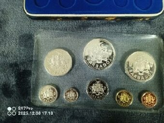 set mincí Barbados 2 mince stříbrné - 3