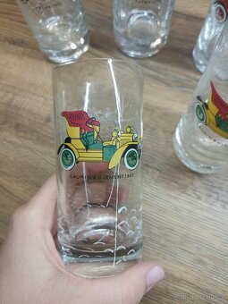 Skleničky Tatra 1905 +  Laurin a Klement 1907 - 3