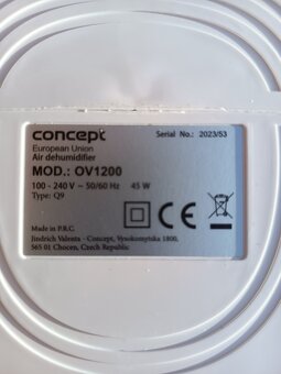 Odvlhčovač a čistička vzduchu - 3