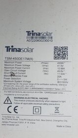 Pro karavan / obytko solární panel Trina 450Wp TSM-DE17M(II) - 3