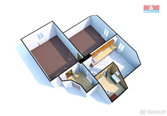 Pronájem bytu 2+1, 52 m², Děčín, ul. Teplická - 3
