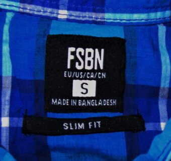 Košile "S" zn. FSBN 100% COTTON -poštovné ZDARMA - 3