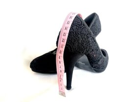 elegantní krajkové lodičky s podpatky NINE WEST 39 - 3