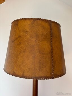 Lampa dubový masiv - dýha lampa z 1. republiky - 3