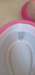 Holčičí klobouček vel. 52, 2 kusy, nové - 3