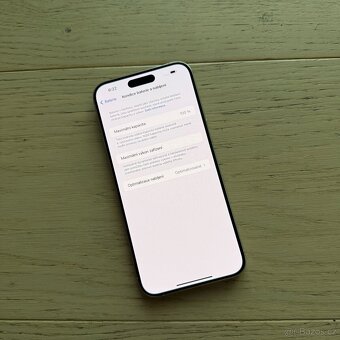 ZÁNOVNÍ APPLE IPHONE 15 PRO MAX 1TB,BÍLÝ TITAN,BATERIE 100% - 3