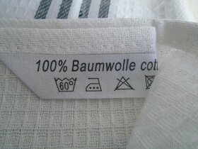 Utěrky 100% bavlněná utěrka likvidace. - 3