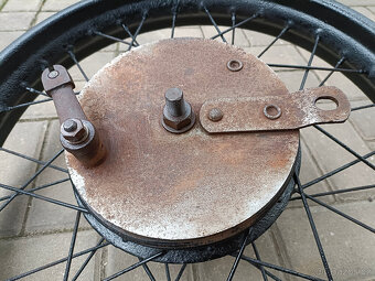 čz předválečná tourist 250 350 500 přední kolo náhon - 3