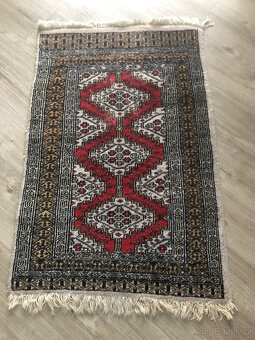 Pravý ručně vázaný koberec, běhoun Buchara - 3