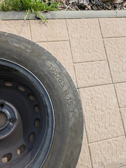 Letní kola 195/65 R15 + disky Audi 4×108, ET37 - 3