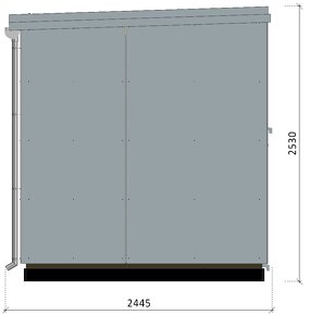 Klasická venkovní sauna - s odpočívárnou - 3