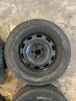 Plechové disky 5x100 R15 + pneu - 3