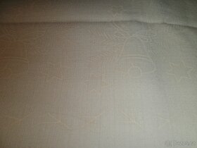 Ubrus bílý vánoční 130x160 cm - 3