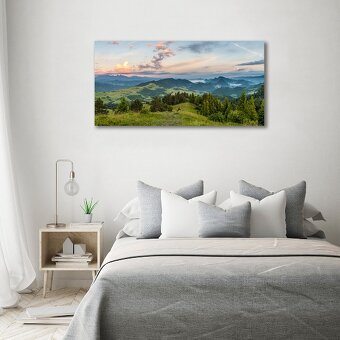 Foto obraz na plátně Panorama Pienin 140x70 cm - 3