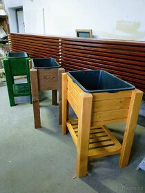 Vyvýšené truhlíky, květináče, jahodníky - 3