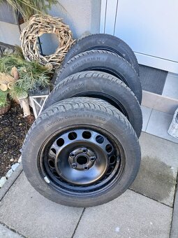 Zimní pneu 205/55 R16 + plechové disky 6 1/2x16H2 ET 50 - 3