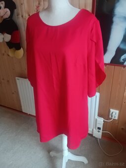 NOVÁ ČERVENÁ HALENKA 2 XL SHEIN - 3